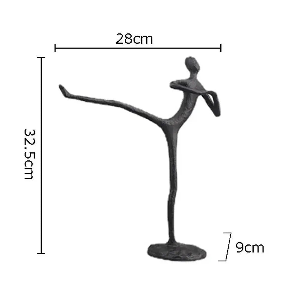 Desk Statue - Modern Metal Small