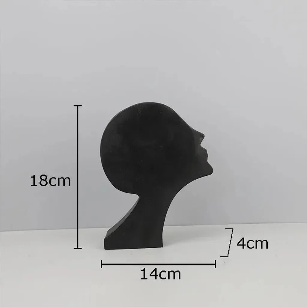 Desk Statue - Modern Metal Small