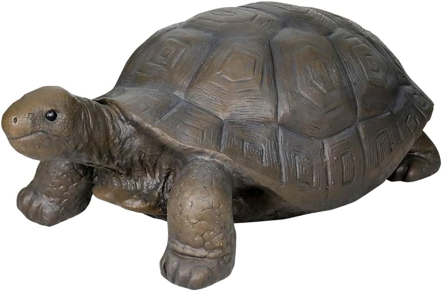 Concrete Turtle Garden Statue Giant 29 Inch Long