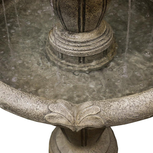 Concrete 3 Tier Water Fountain Large Estate