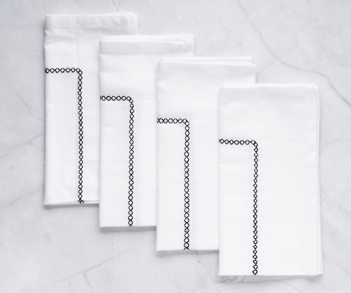 White Napkins - Personalized Napkins