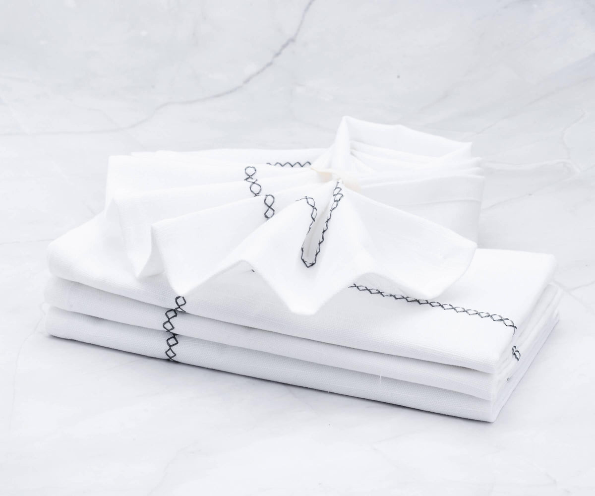 White Napkins - Personalized Napkins