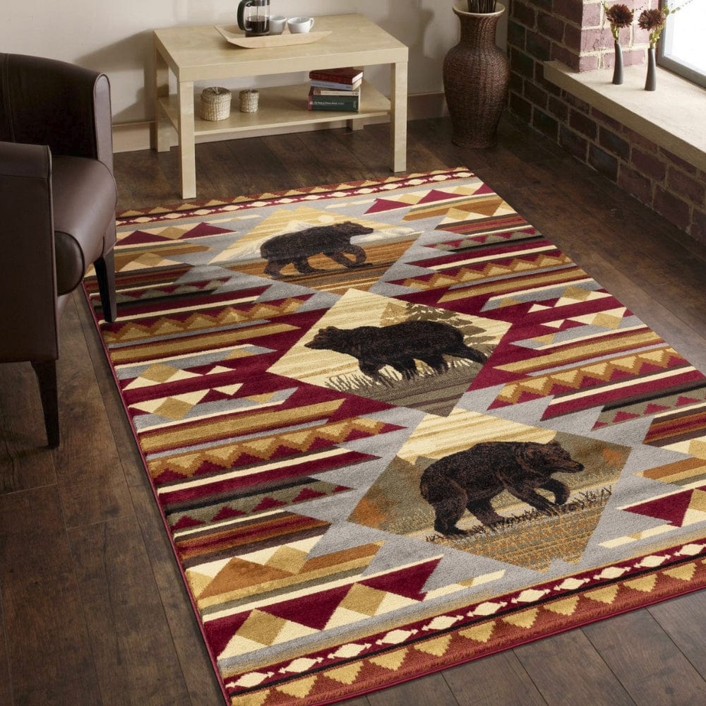 Diamond Bear Area Rug