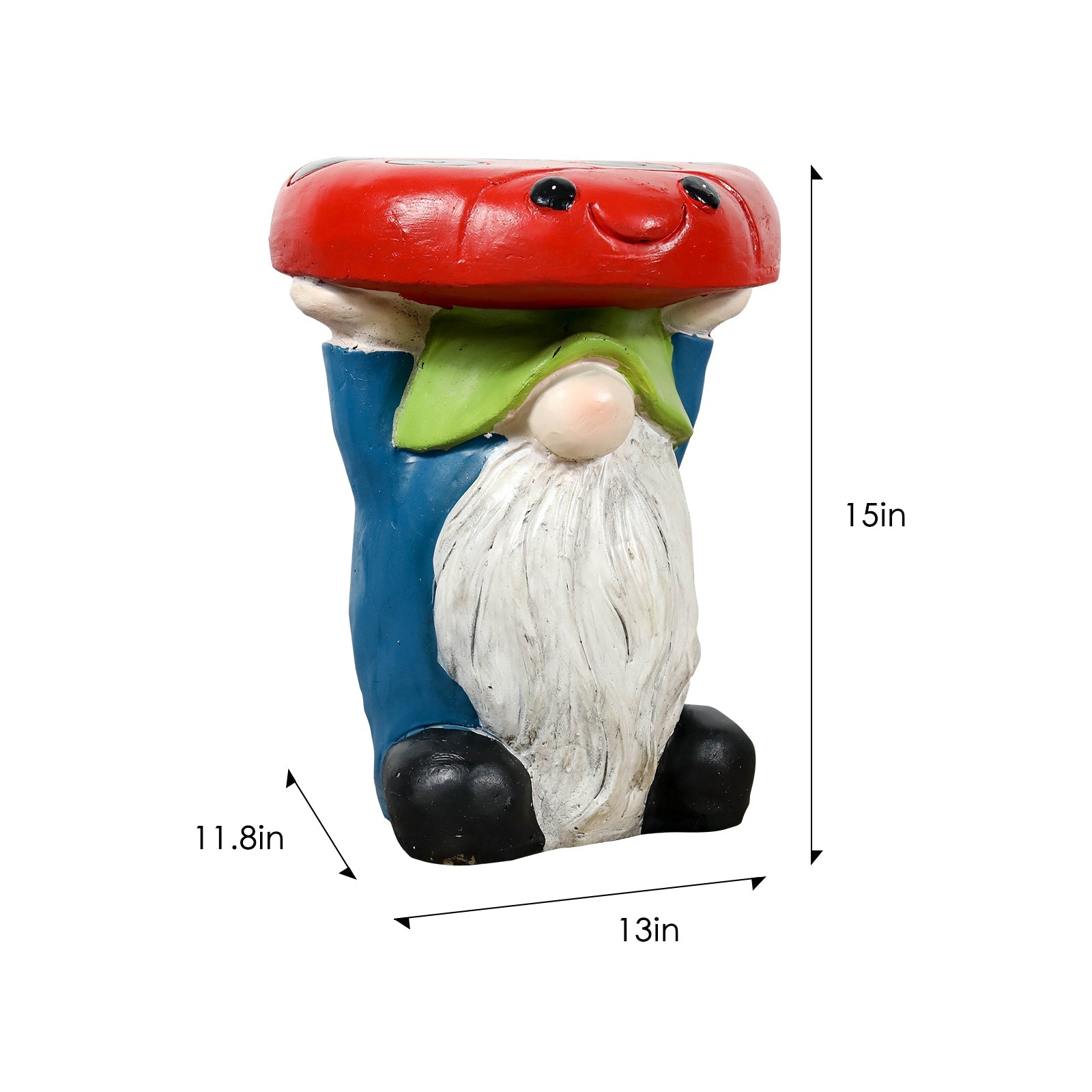 Concrete Garden Stools Gnome Toadstool Seat 15 Inch