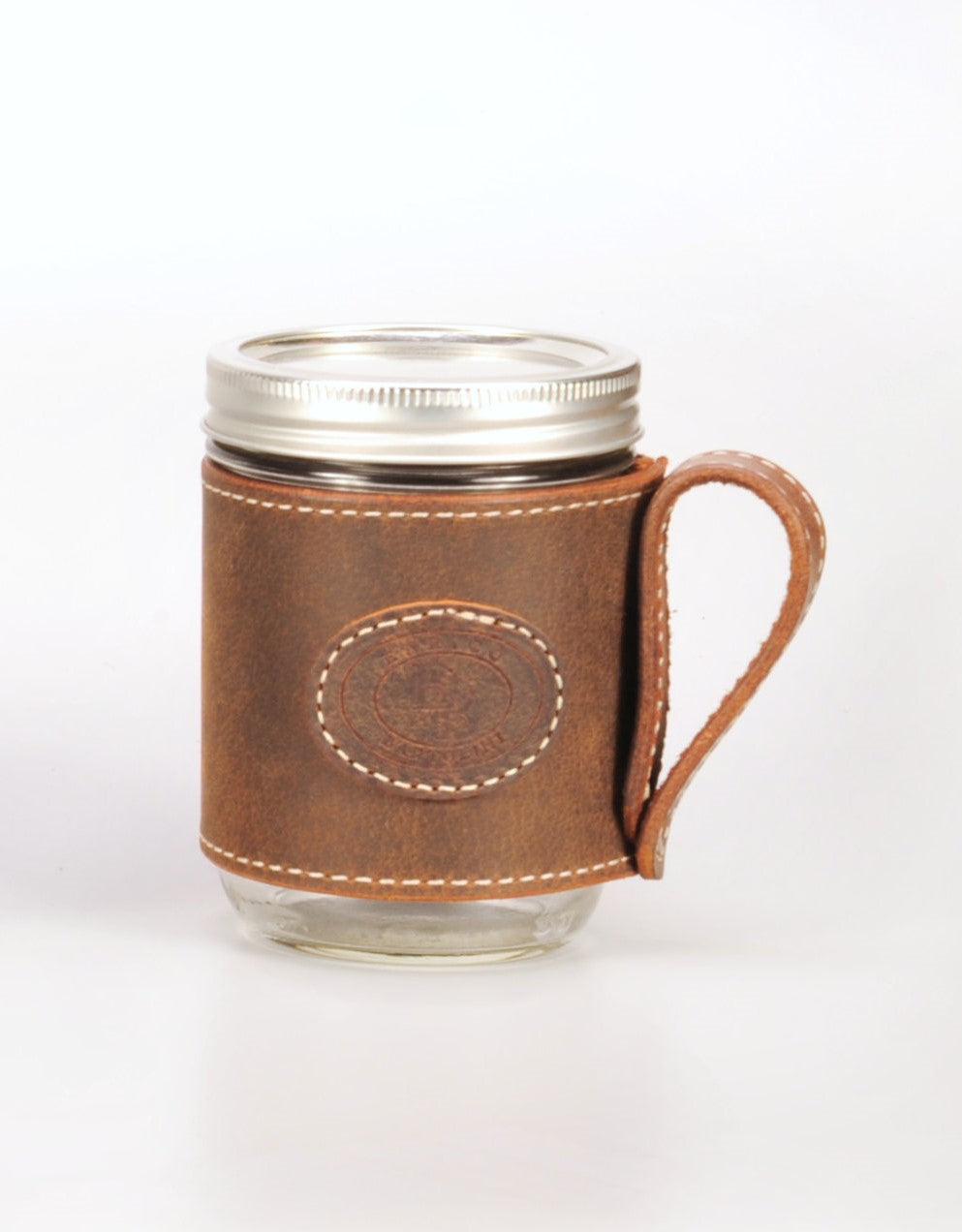 Enrico Bartolini Leather Mason Jars