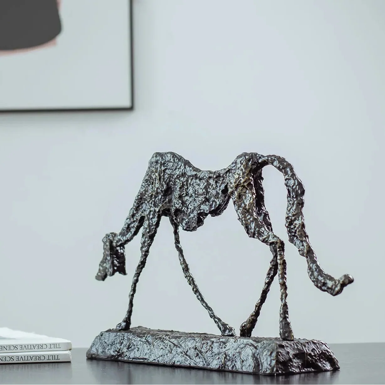 Dog Statue - Abstract Bronze Small
