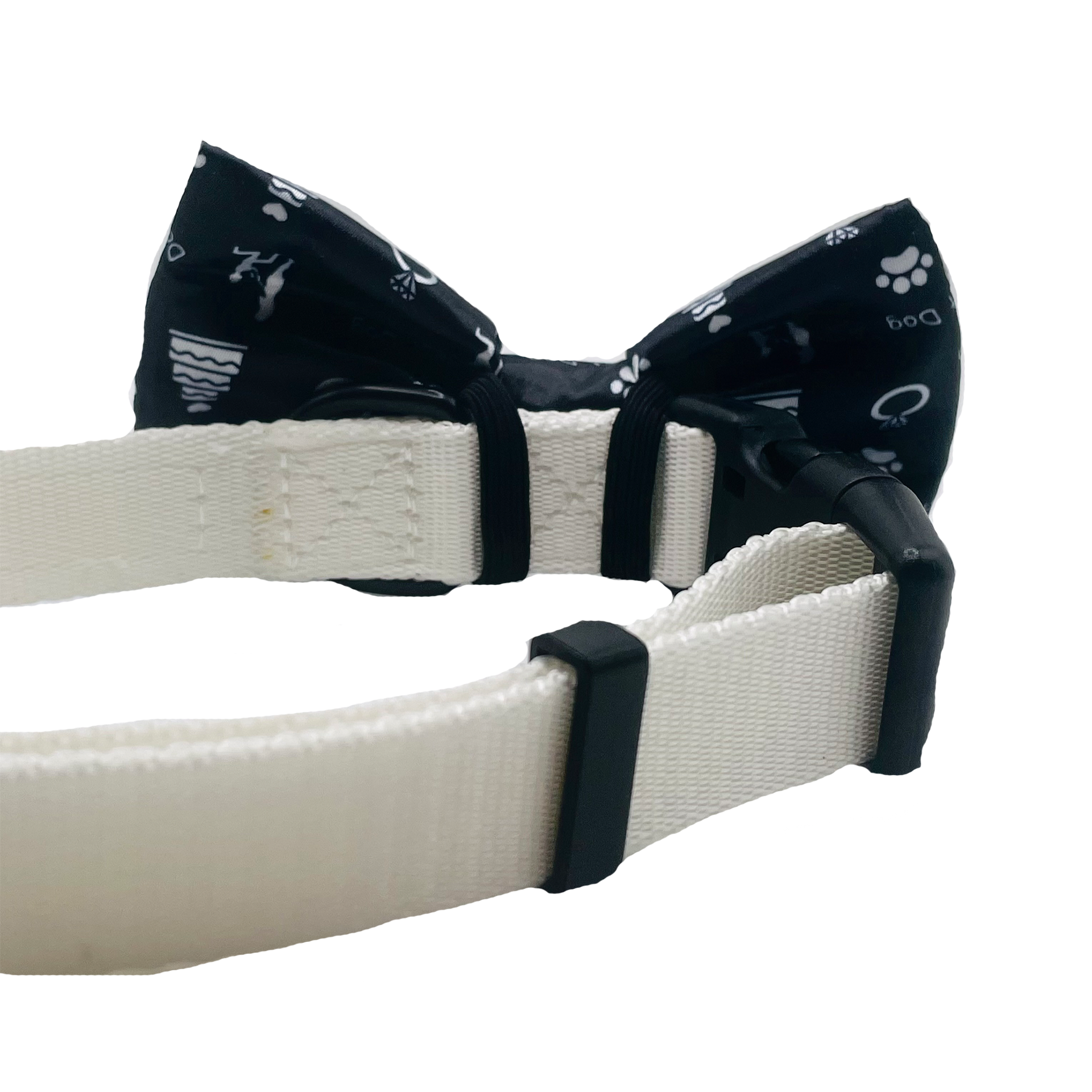 Dog of Honor Wedding Black Dog Bow Tie