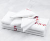 Personalized Napkins For Weddings - Red Dot / Set of 25