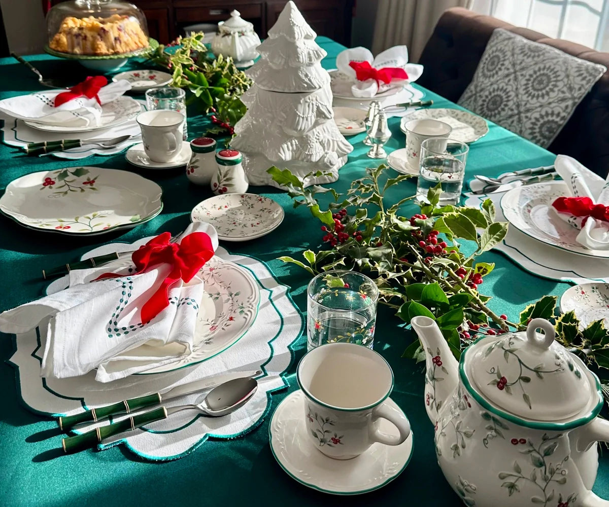Oval Placemats Set of 4 - Cotton Placemats