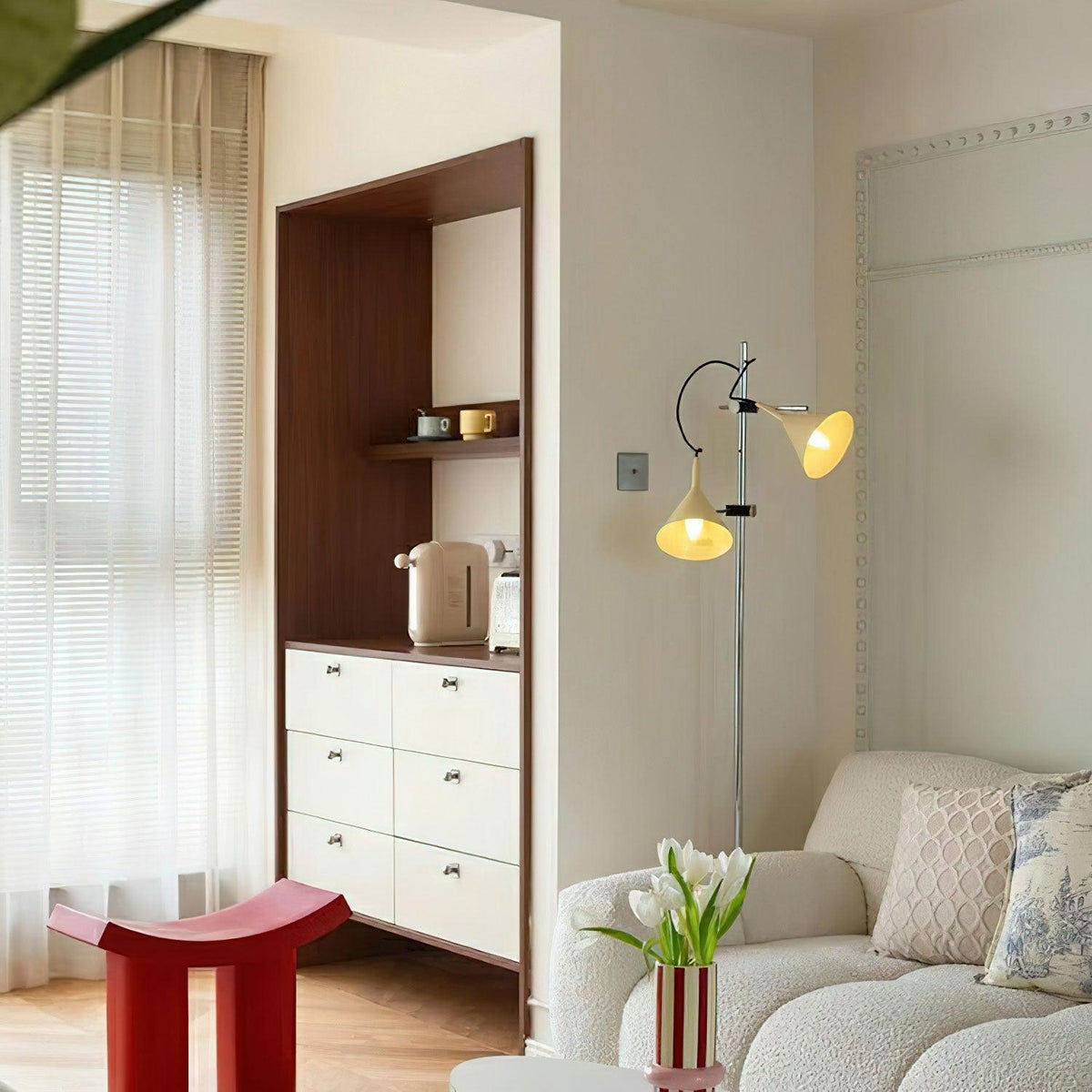 Double Bar Floor Lamp 9.8