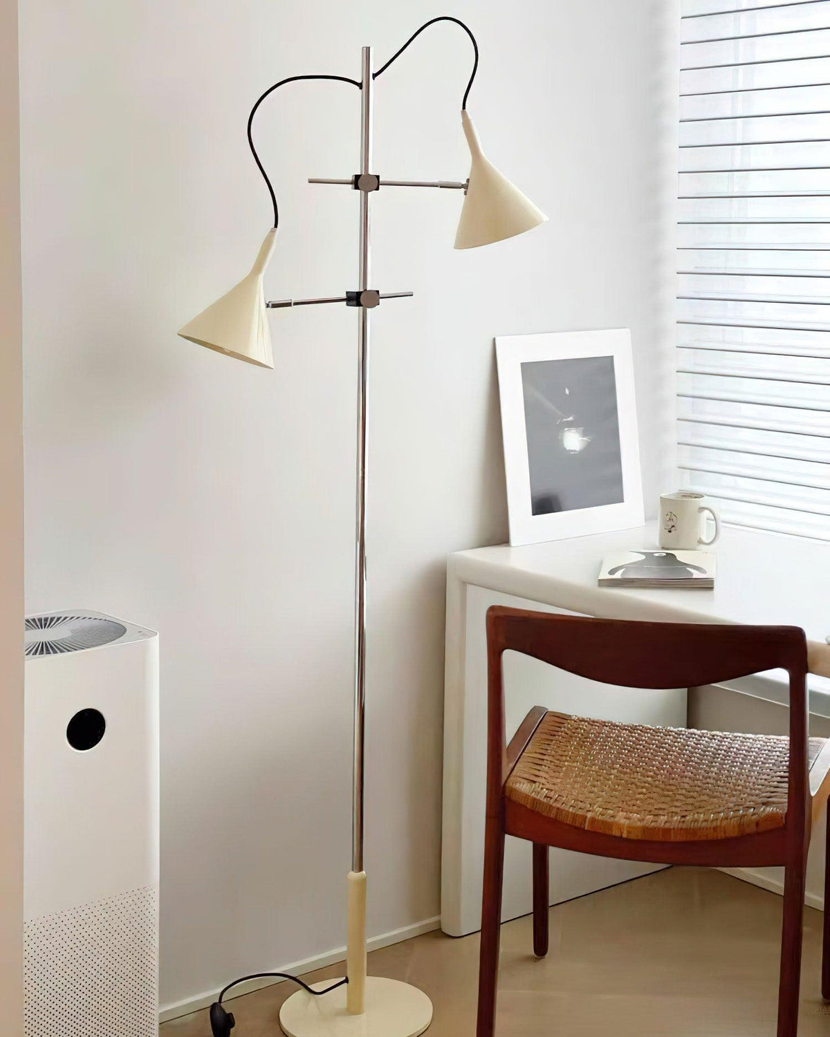 Double Bar Floor Lamp 9.8