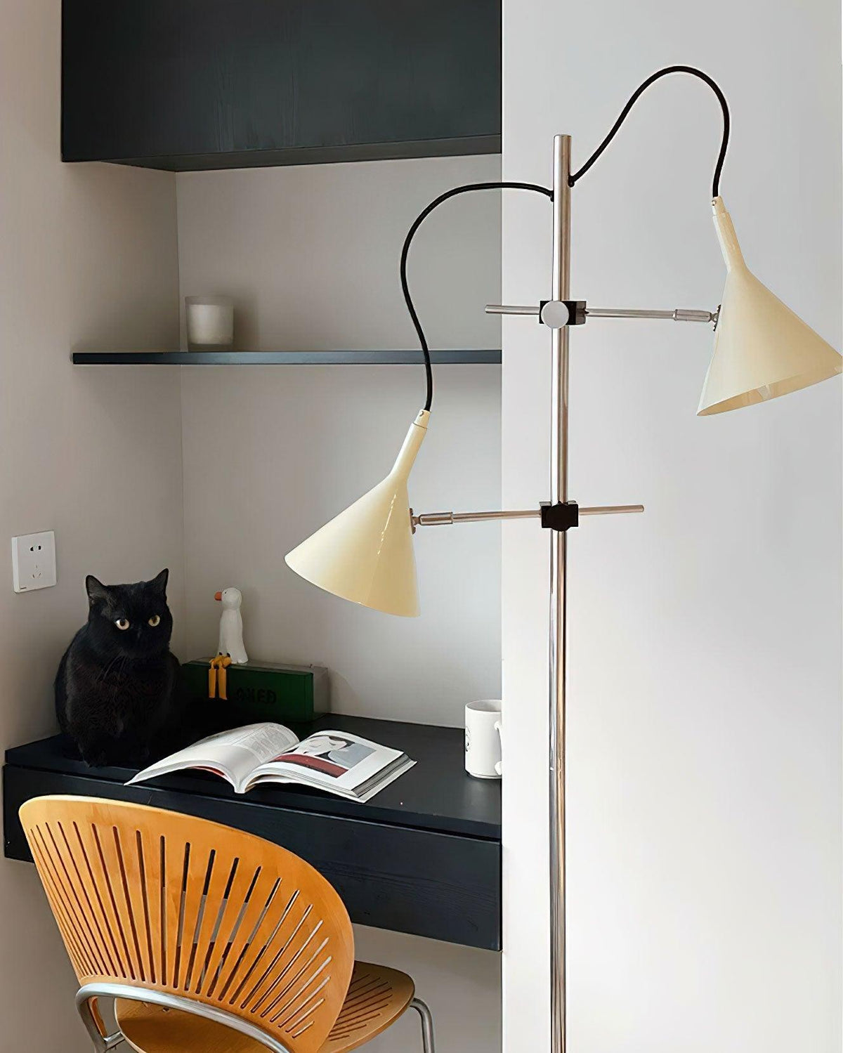 Double Bar Floor Lamp 9.8