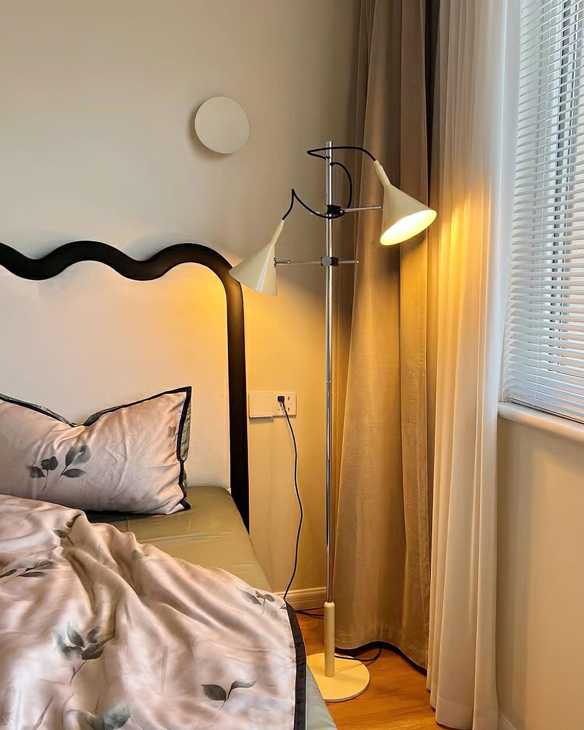 Double Bar Floor Lamp 9.8