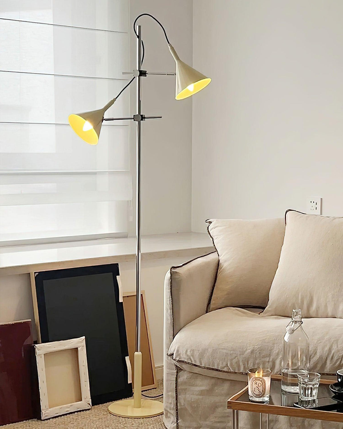 Double Bar Floor Lamp 9.8