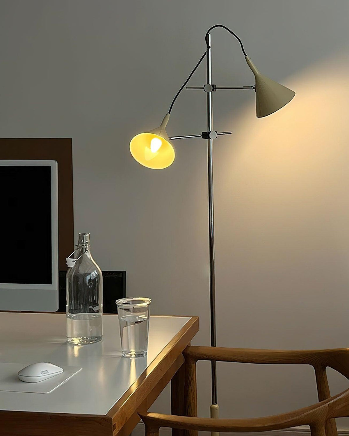 Double Bar Floor Lamp 9.8