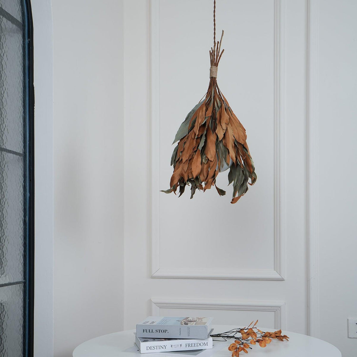 Double Sided Leaf Pendant Lamp 13.8