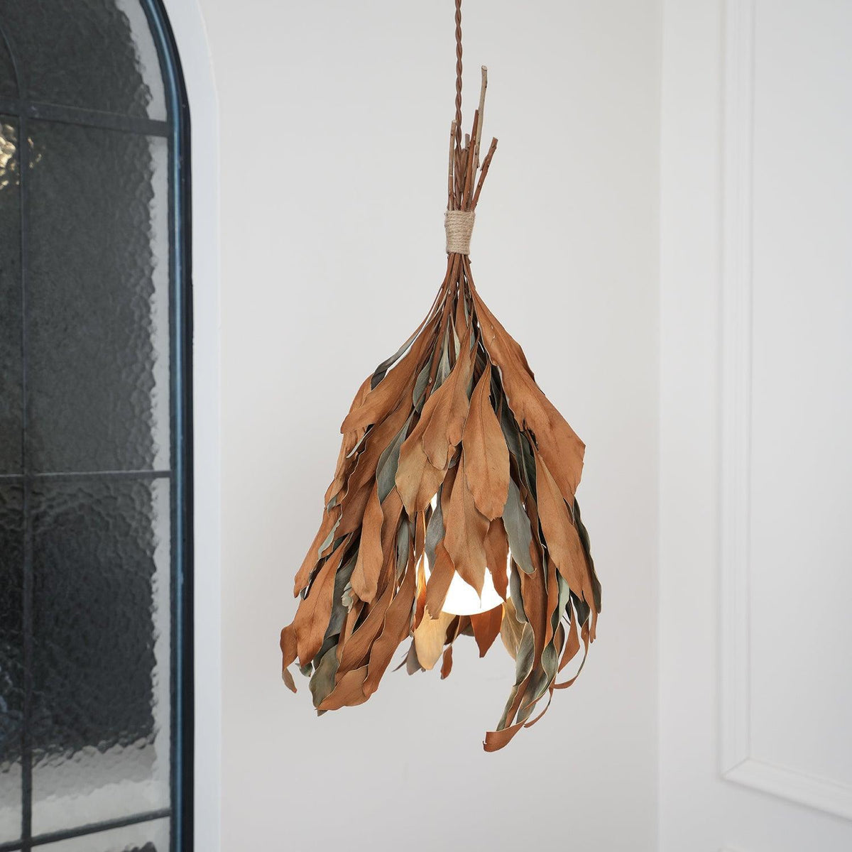 Double Sided Leaf Pendant Lamp 13.8
