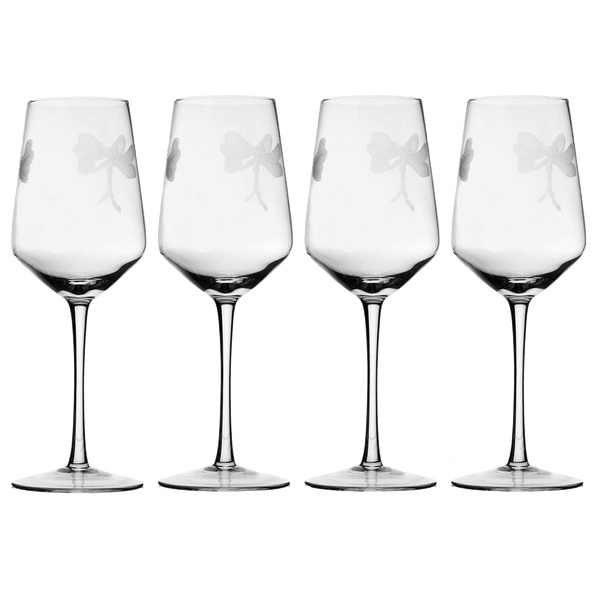 Stemmed Dragonfly Wine Glasses For White and Red Wine