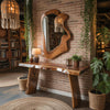Driftform Handcrafted Live Edge Solid Wood Mirror