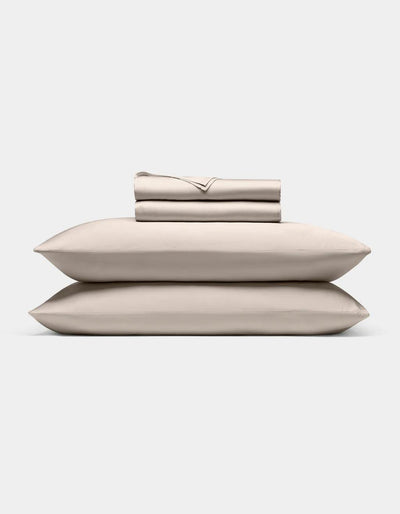 Luxurious Bamboo Sheets with matching pillows by Cozy Earth
