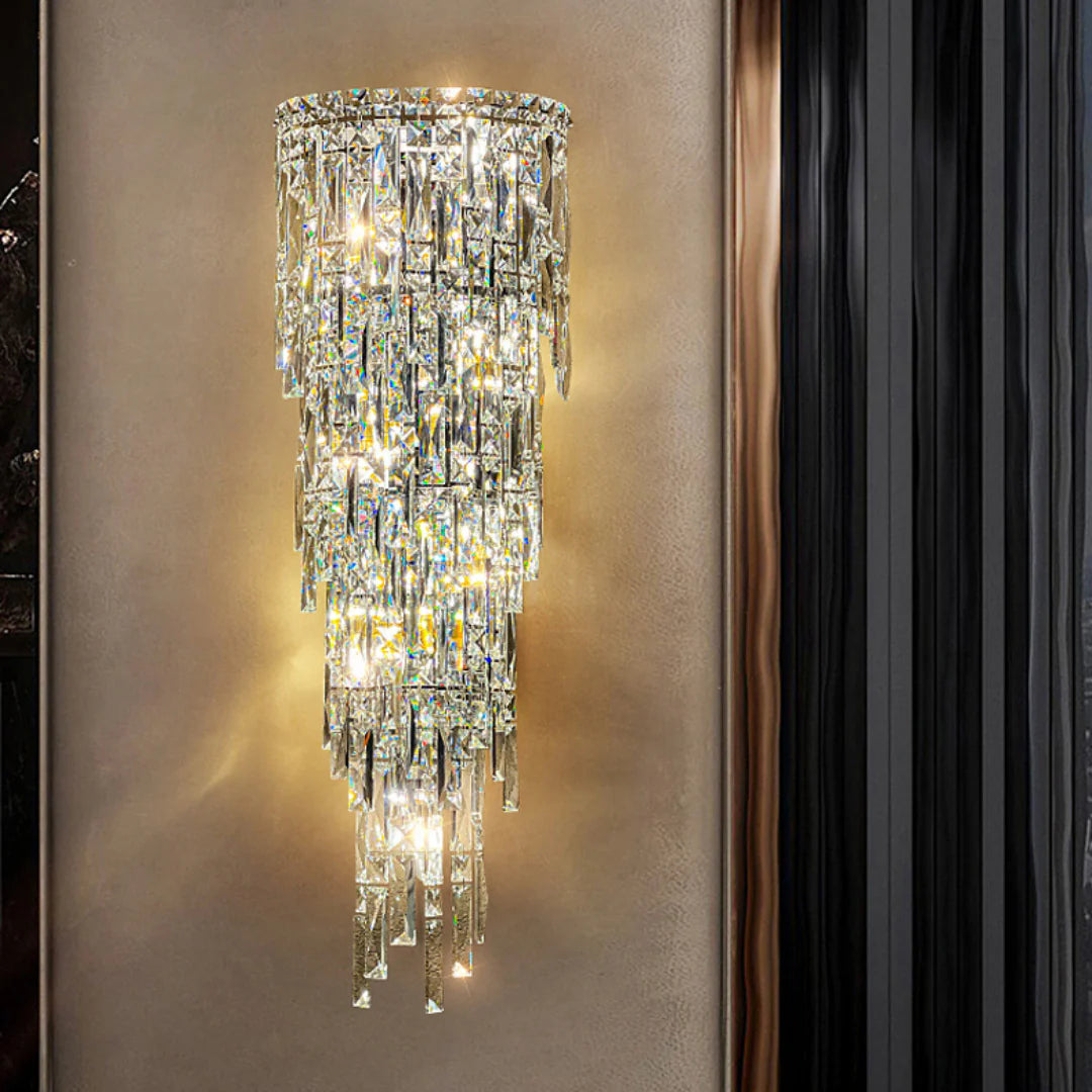 Crystal Rainfall Cyra Wall Lamp
