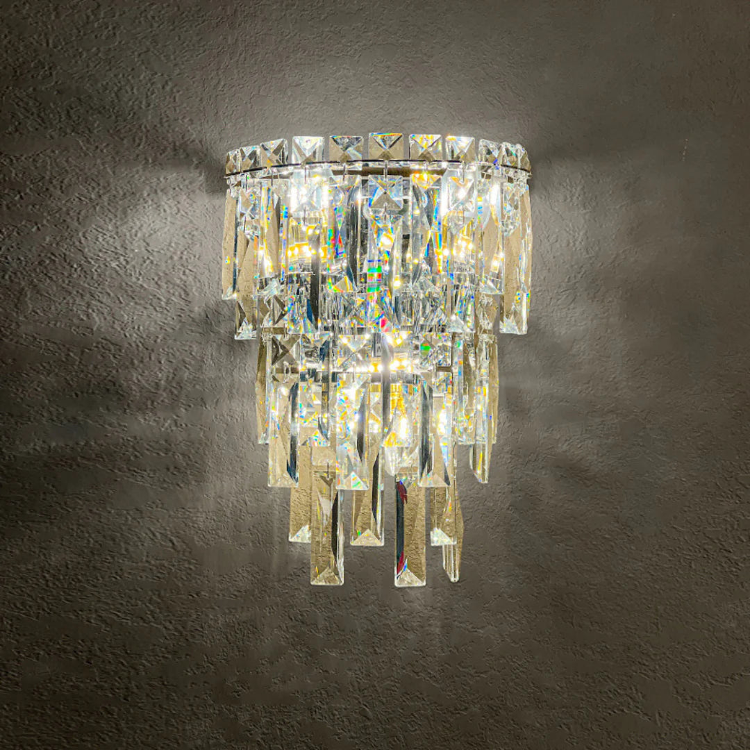 Crystal Rainfall Cyra Wall Lamp