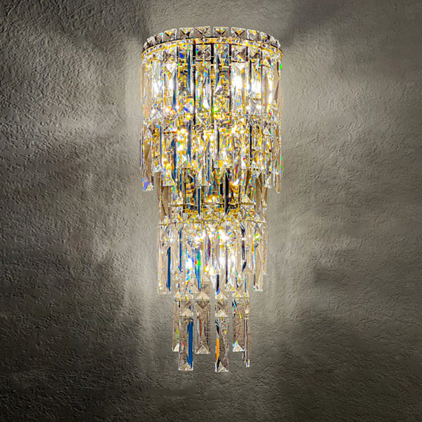 Crystal Rainfall Cyra Wall Lamp