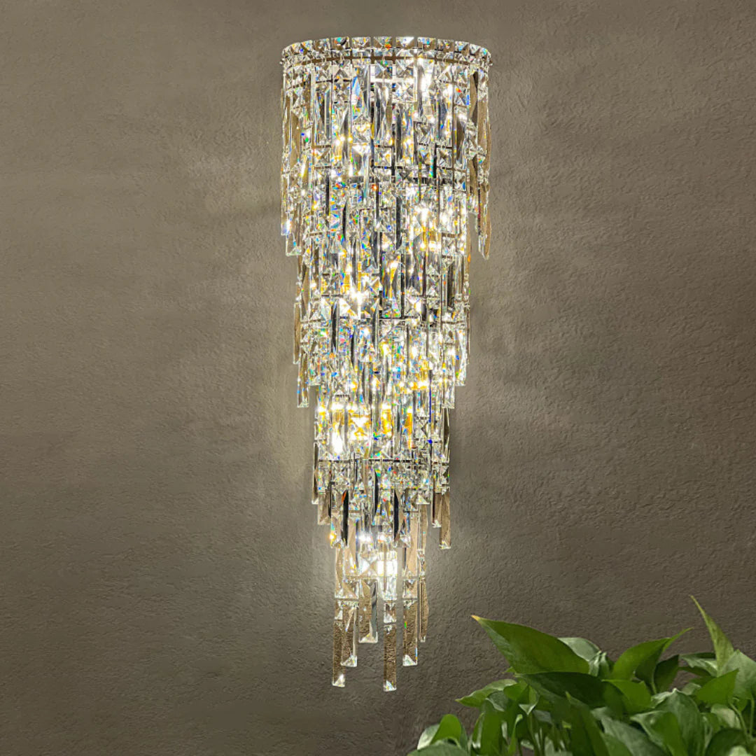 Crystal Rainfall Cyra Wall Lamp