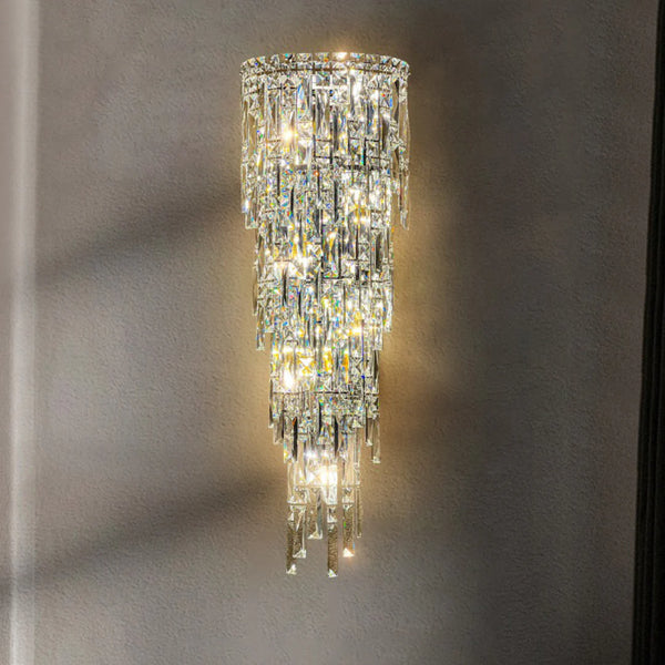 Crystal Rainfall Cyra Wall Lamp