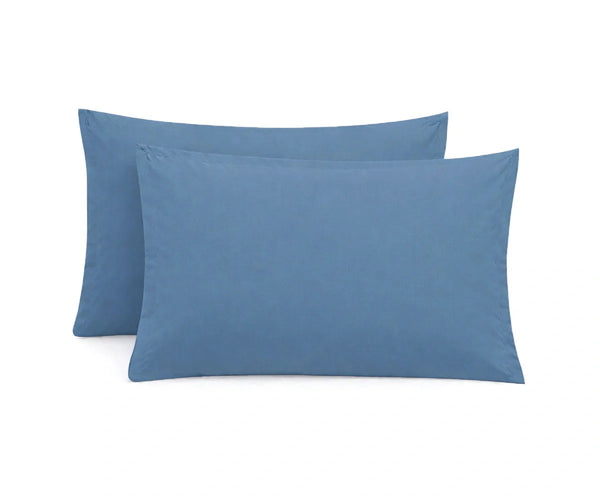 100% Cotton Sateen Pillowcases - Set of 2