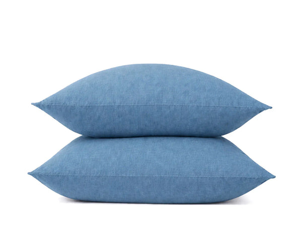 Stonewashed 100% Linen Pillowcases - Set of 2