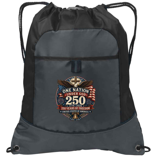 Pocket Cinch PackBella One Nation Under God — 250 Years - Cross