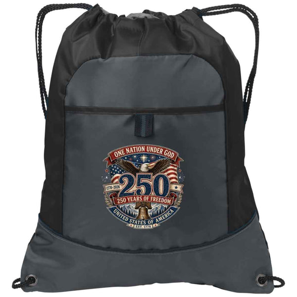 Pocket Cinch Pack One Nation Under God — 250 Years of Freedom - Bell