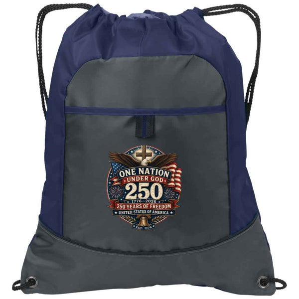 Pocket Cinch PackBella One Nation Under God — 250 Years - Cross