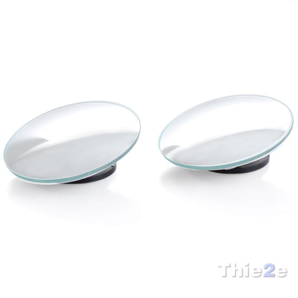 1 pair 360 Degree frameless ultrathin Wide Angle Round Convex Blind Spot mirror for parking Rear view mirror - Gifts for You 'n Me