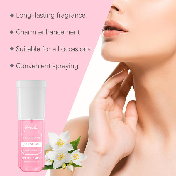 Jasmine Perfume Spray Light Fresh Lasting Fragrance Exudes Charm Portable Niche Body Perfume Spray