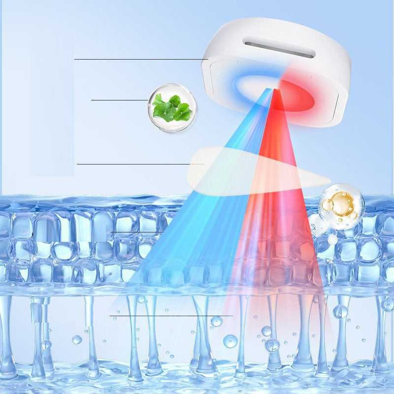 Electronic acne patch with red and blue light buttons acne removal patch with acne print water-based gel acne cleaning patch