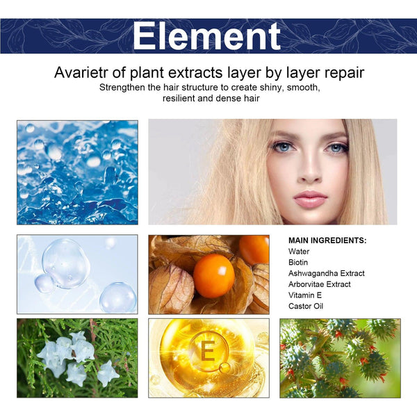 Herbal Hair Care Essential Oil Hair Care Strengthen Hair, Prevent Hair Loss, Repair Hair Root Care Essential Oil