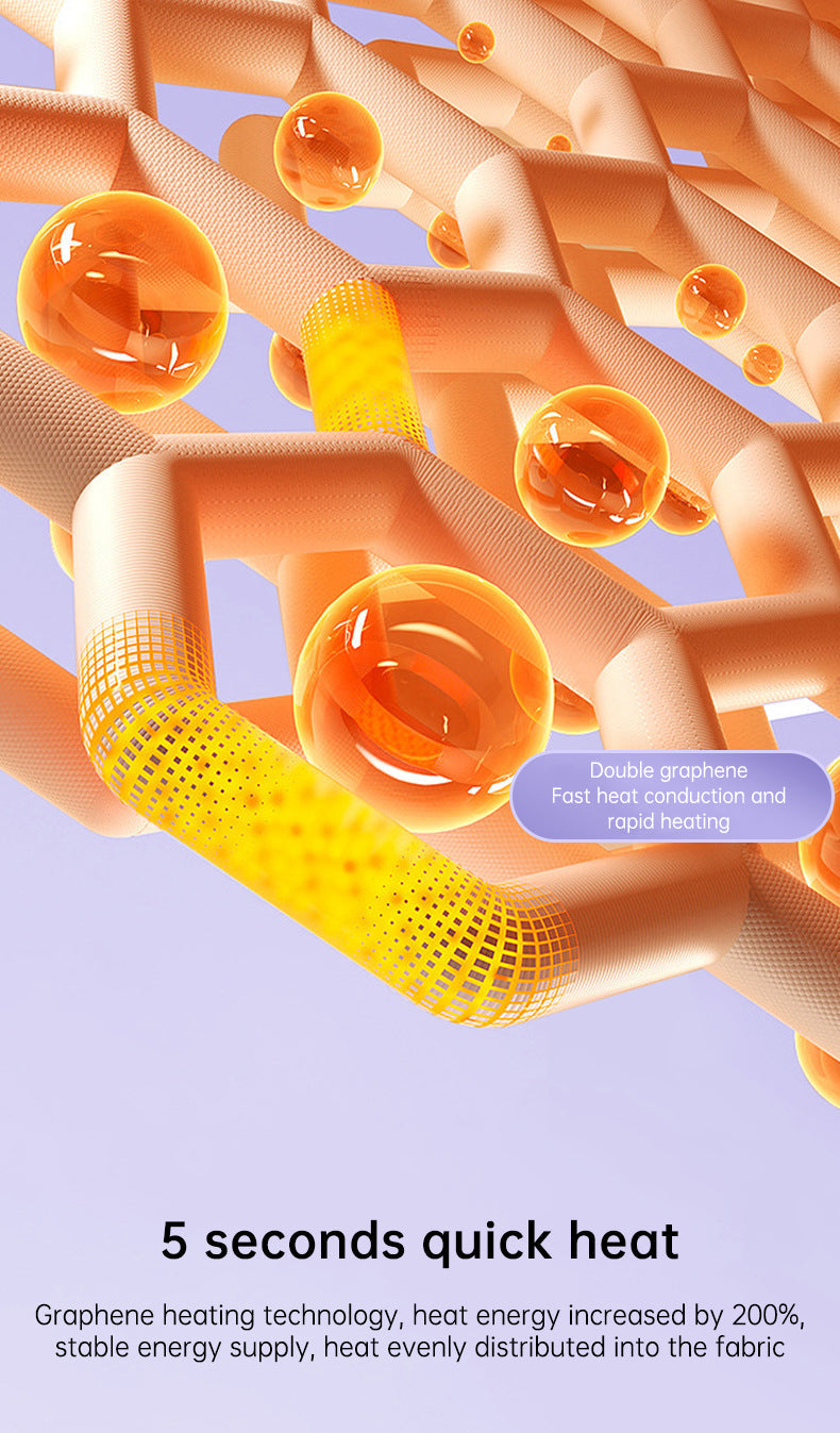 Neck Massager with Heat, Portable Neck Lymphatic Massager for Pain & Fatigue Relief