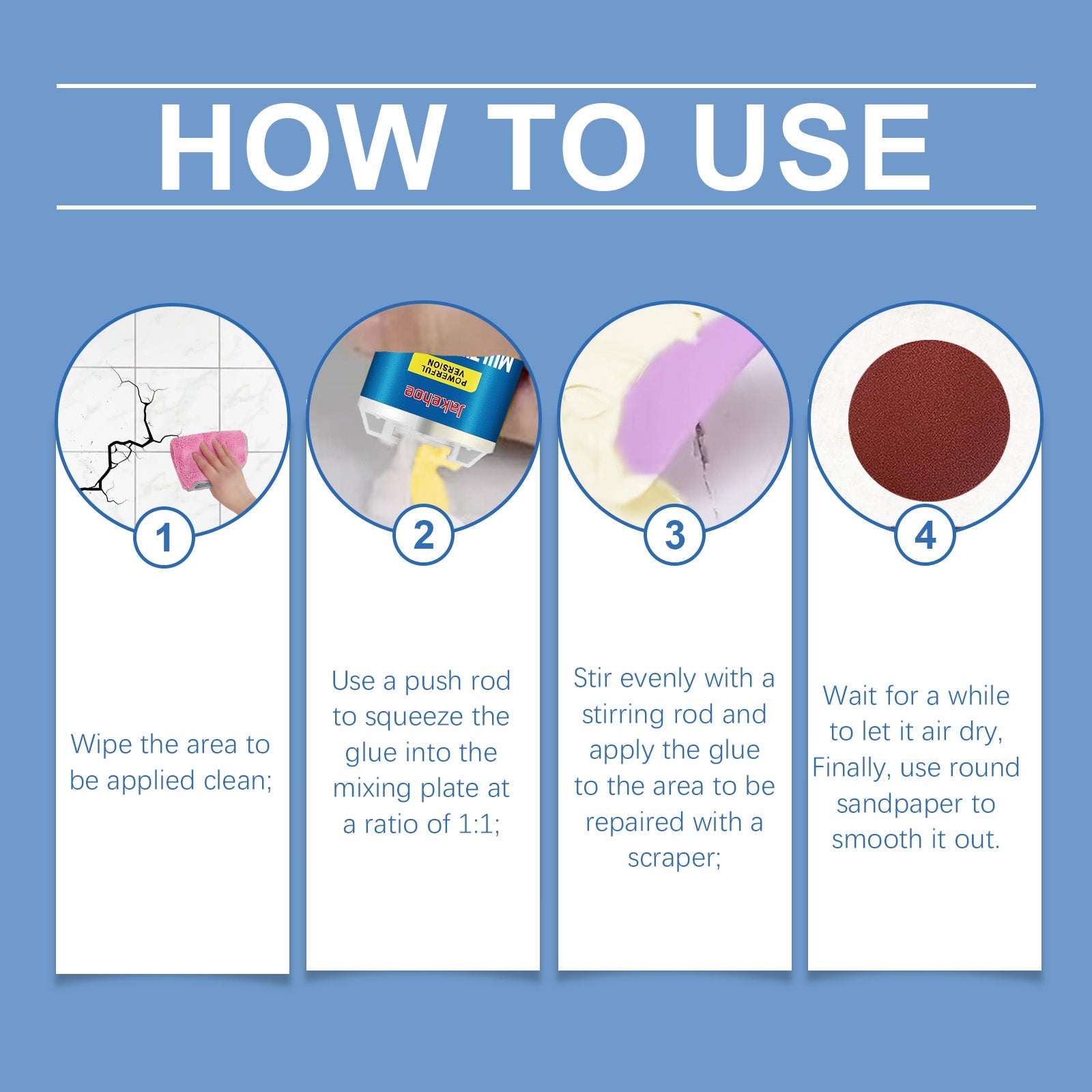 Tile Repair Agent Household Porcelain Ceramic Tile Sink Marble Waterproof Gap Sealant