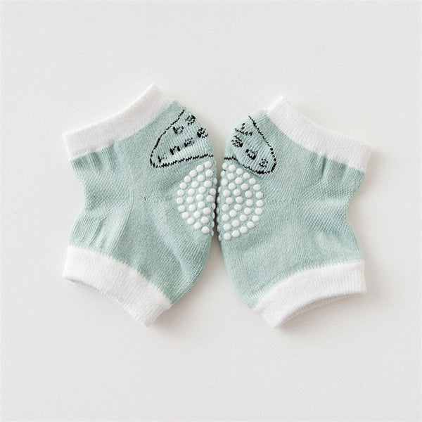 0-18 Months babys Non-slip Baby Kneecap Summer Children's Cotton Knee Pad Baby Crawling Knee Pads Terry Thick Mesh Breathable - Gifts for You 'n Me