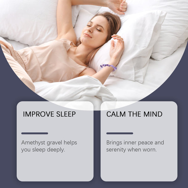 Decorative Bracelet Everyday Personality Fashion All-In-One Night Simple Portable Decorative Amethyst Bracelet