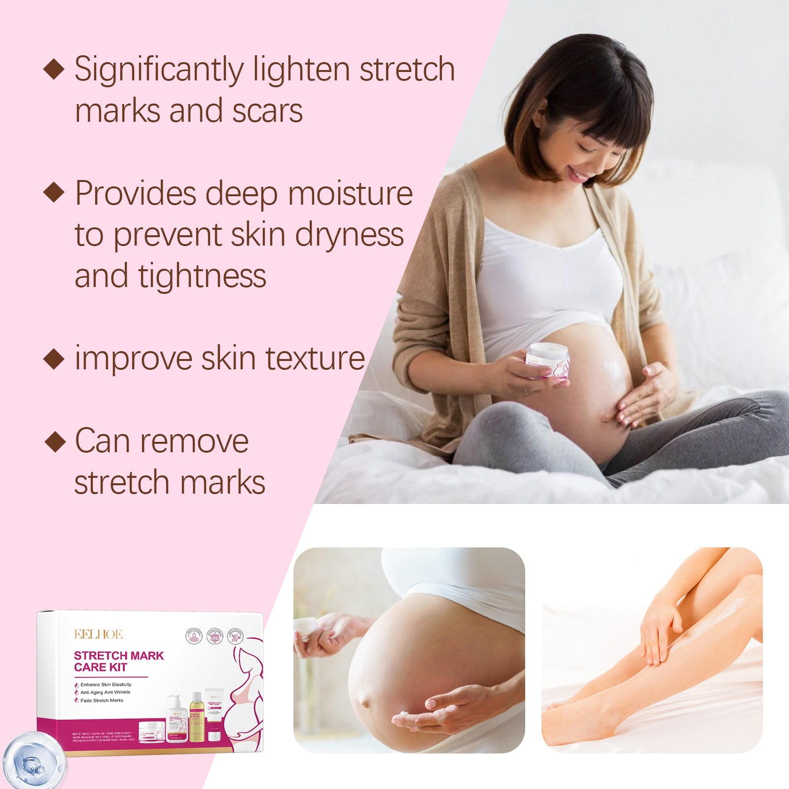 Skin Care Set Gently Moisturizes Postpartum Skin Fine Lines, Firming And Smoothing Skin Body Care
