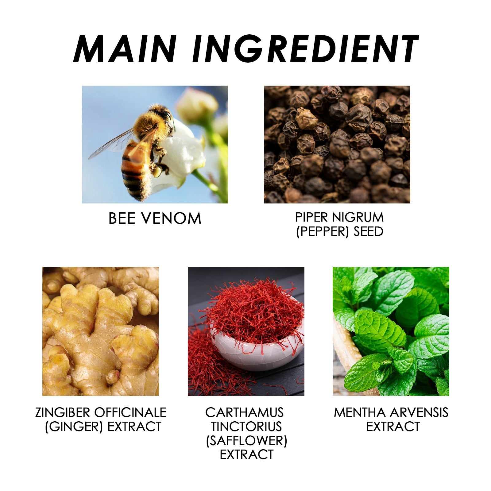 Bee Venom Lymphatic Drainage & Slimming Nasal Inhaler, Firming Body Skin Light Belly Lift Body Shaping Bar