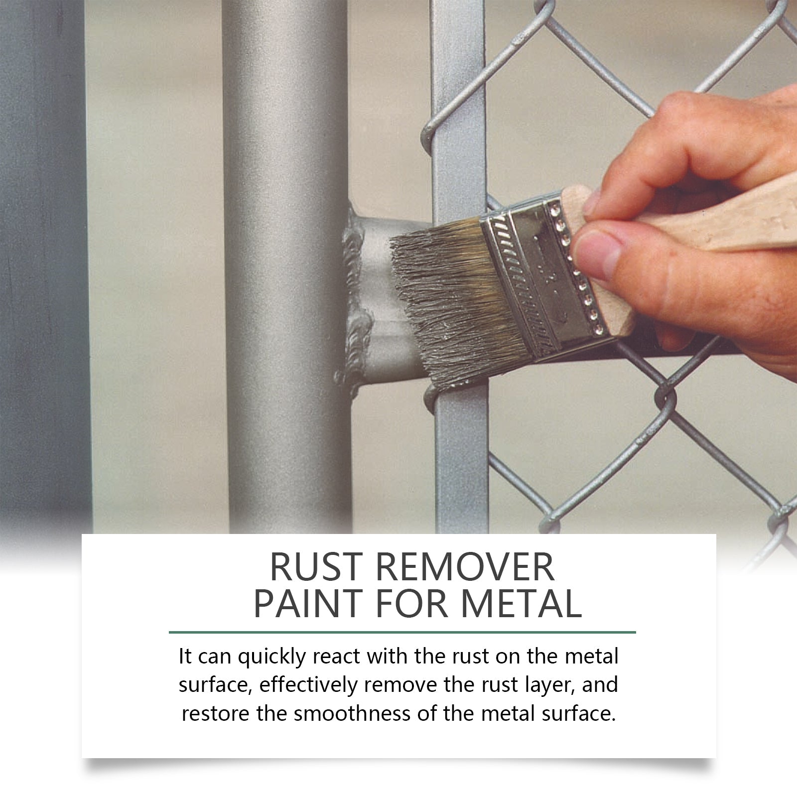 Metal Rust Removal Paint Metal Surface Rust Prevention Durable Protection Rust Quick Dry Rust Removal Paint