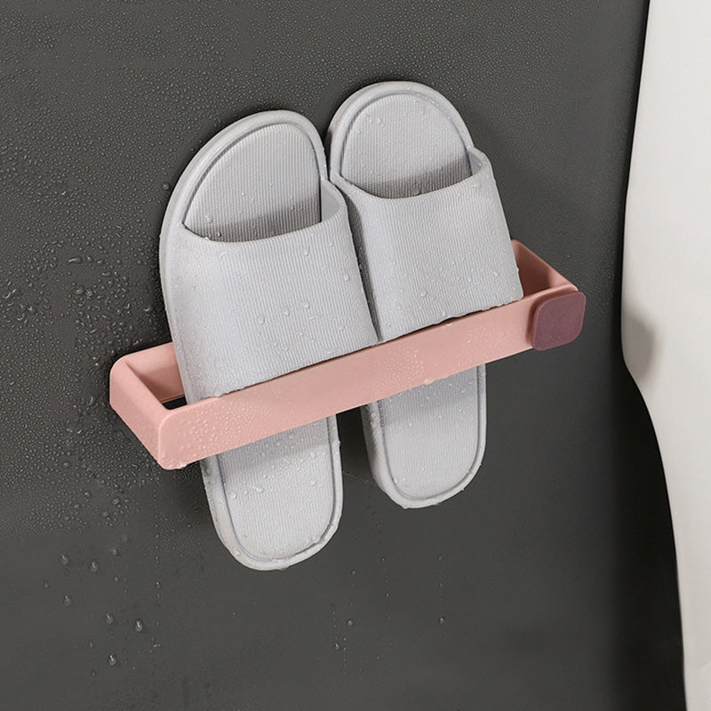 Punch-Free Shoe Rack Bathroom Slippers Rack a Lot Of Toilet Storage Wall Hanging Rack