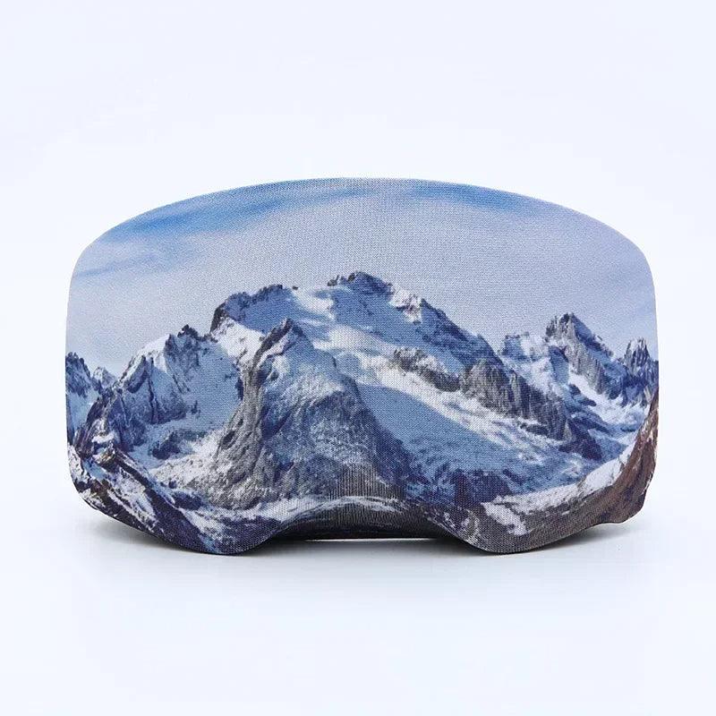Ski Goggle Cover Scratch-Proof Snowboarding Goggles Protector Stretchy Skiing Eyewear Covers Snow Sport Glasses Protective Gear