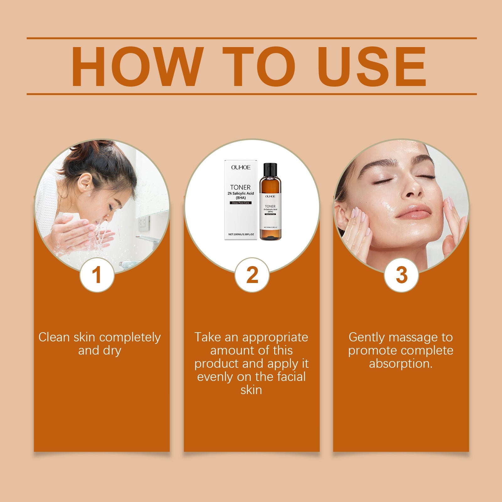 Salicylic Acid Pore Care Toner Gently Moisturizes And Hydrates Skin Refreshing Toner