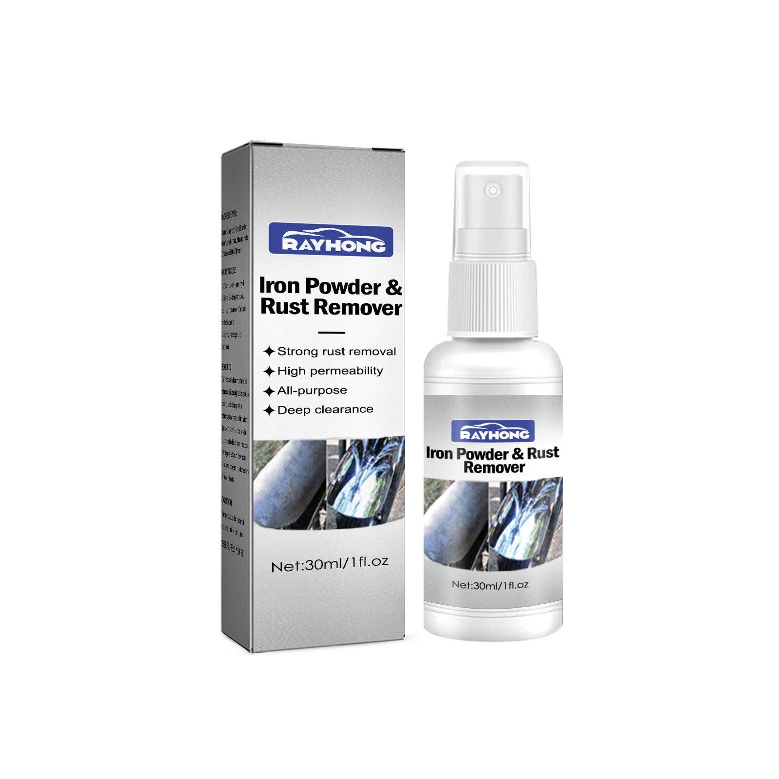 Lron Powder & Rust Remover, Multi-Functional Metal Rust Remover For Automobile And Motorcycle Exhaust Pipe Rust Renovation Maintenance