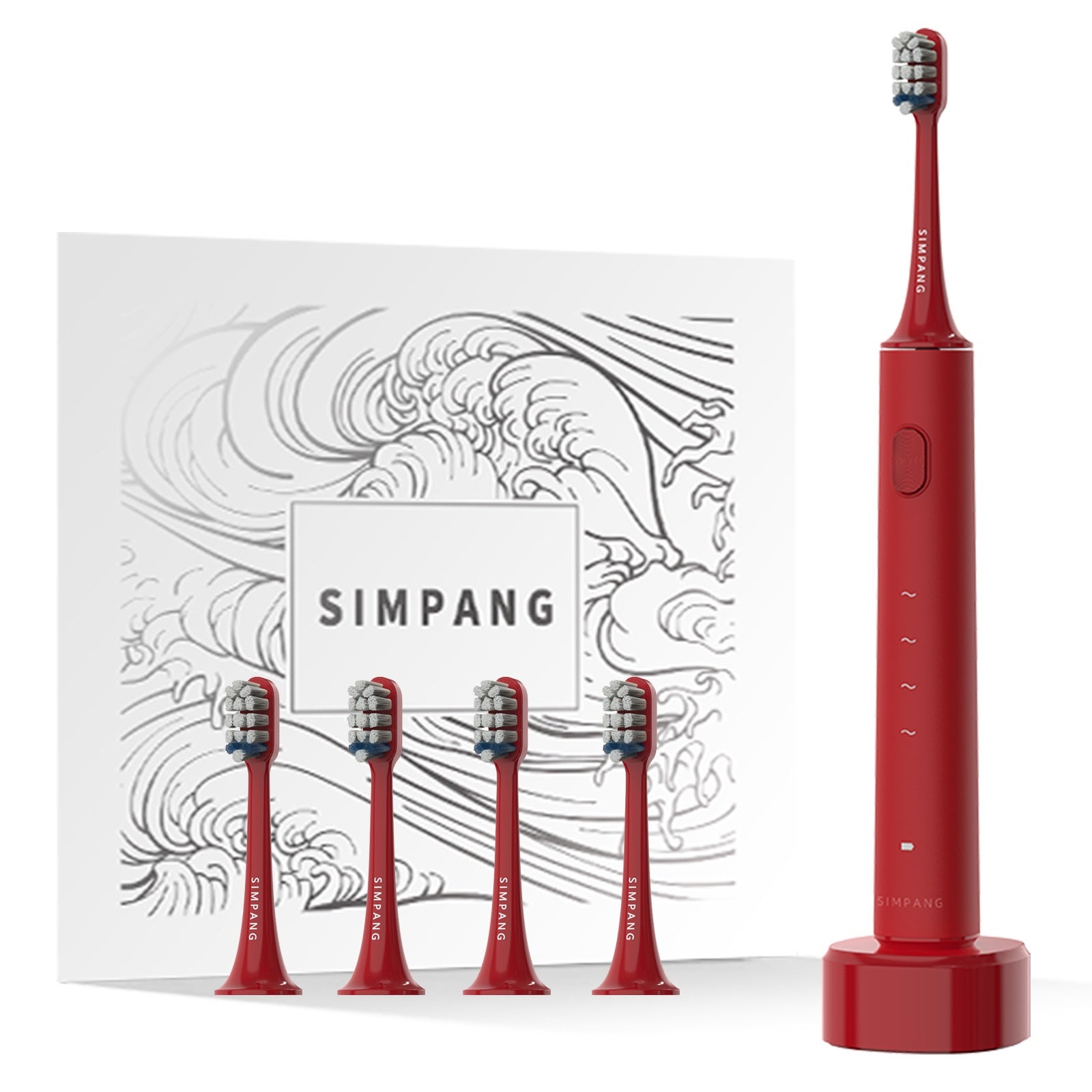 Smart Sonic Electric Toothbrush Soft Bristles Wireless Charging Adult Gift Box